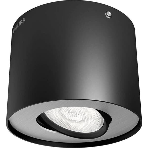 Fas LED vardagsrumsbelysning D10 cm - Svart
