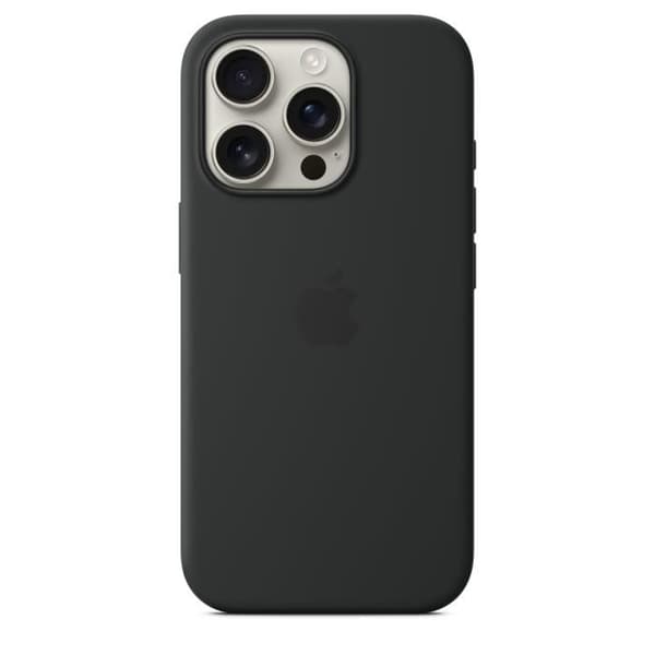 APPLE iPhone 16 Pro - Silikonfodral med MagSafe - Svart