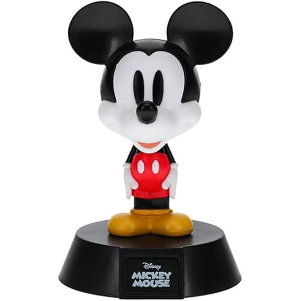 Dekorativ lampe - PALADONE - Mickey Mouse ikon lys - LED - Hvid