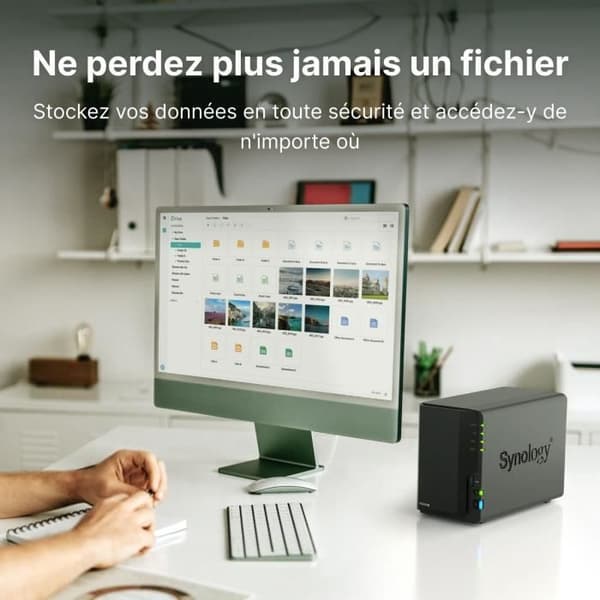 NAS-server - SYNOLOGY - DS224+ - 2 båse