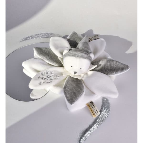 Doudou og Compagnie - Doudou flad petaler Bamse Grå 25 cm