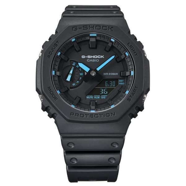 Ur - CASIO - G-Shock - Sort og blå harpiks