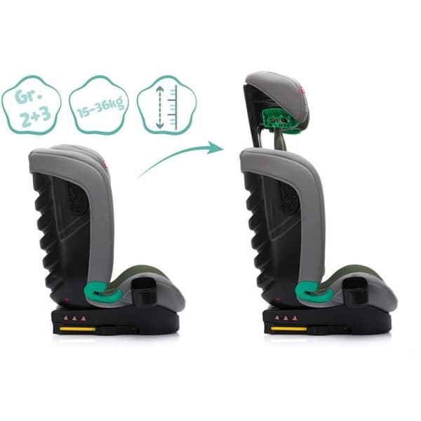 Fillikid Eli Pro Isofix i-size 100-150 cm svart