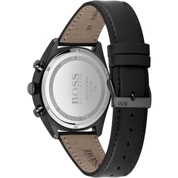 Ur - Hugo Boss - 1513880 - Quartz Chronograph - Sort læder - 43 mm