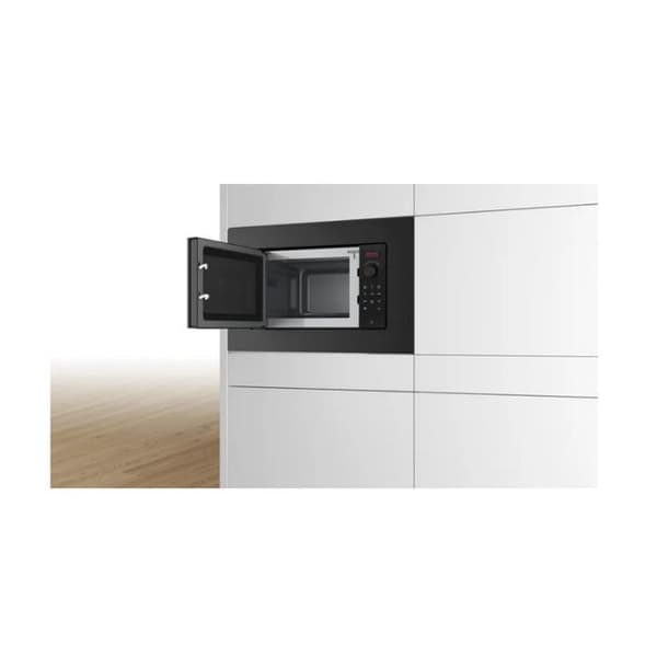Bosch indbygningsmikroovn 20l 800w rustfrit stål - BFL623MB4