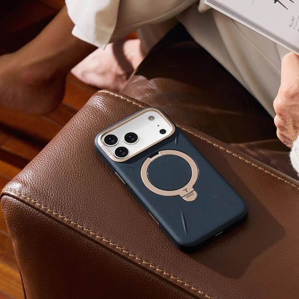 Torras QPRO Læder Serie Cover til iPhone 17 Pro Max - Grå
