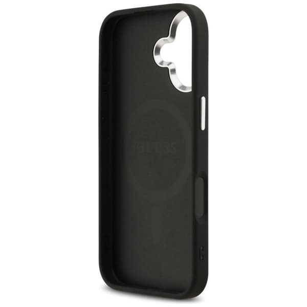 Guess 4G Classic Logo Cover med MagSafe til iPhone 17 6.3" Sort