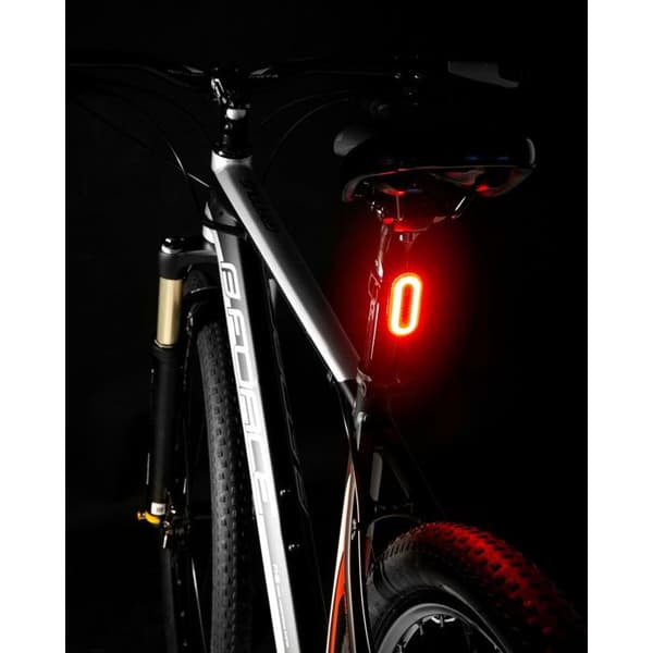 Baglygter til cykel - FORCE - Force Arc - 40 lm - Genopladeligt batteri - Elastisk montering