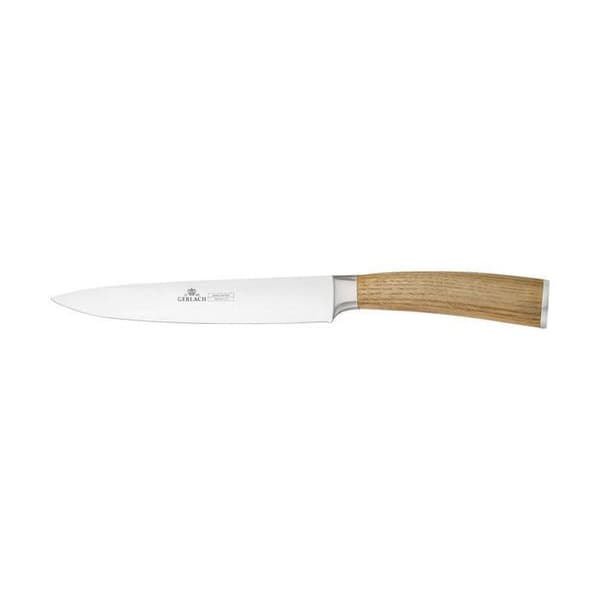Knivsæt - GERLACH - Natur - Rustfrit Stål - Egetræsboks - 5 Stykker