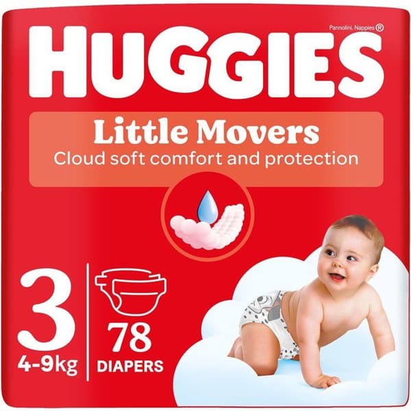 HUGGIES Little Movers Mega 3 (78 st)