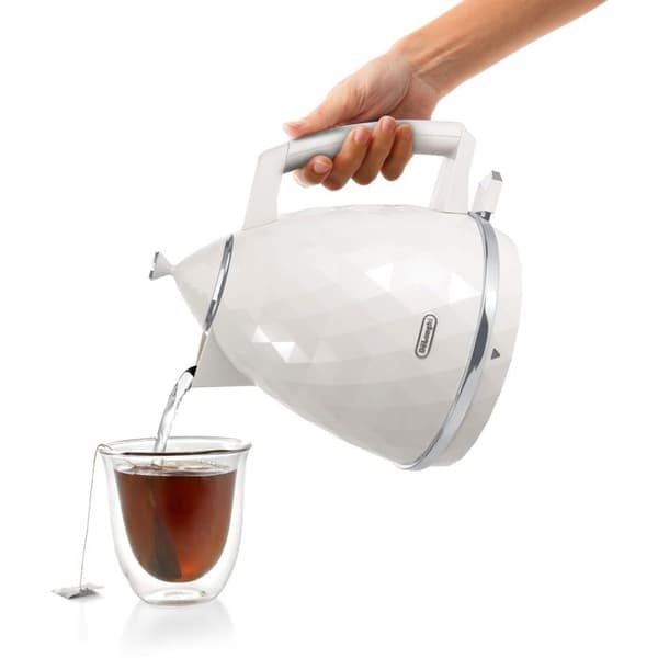 Elkettle - DE'LONGHI - KBJX2001.W - 1,7 L - 2000 W - Silver