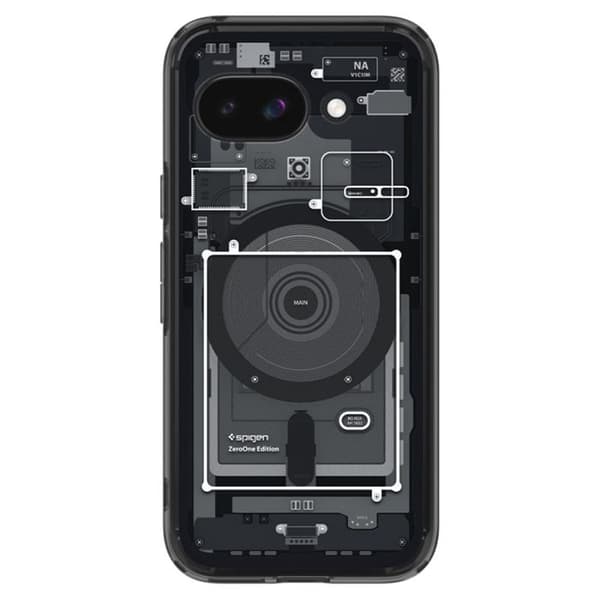 Coque - Spigen - Ultra Hybrid Zero One - MagSafe - Sort - Kompatibel med Google Pixel 9a