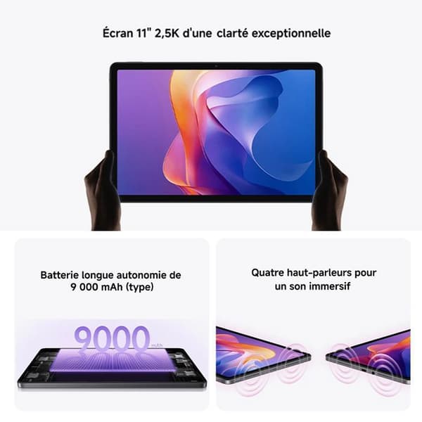 Tablet - XIAOMI - Redmi Pad 2 - 11" Wi‑Fi 5 - 4 GB RAM - 256 GB lagring