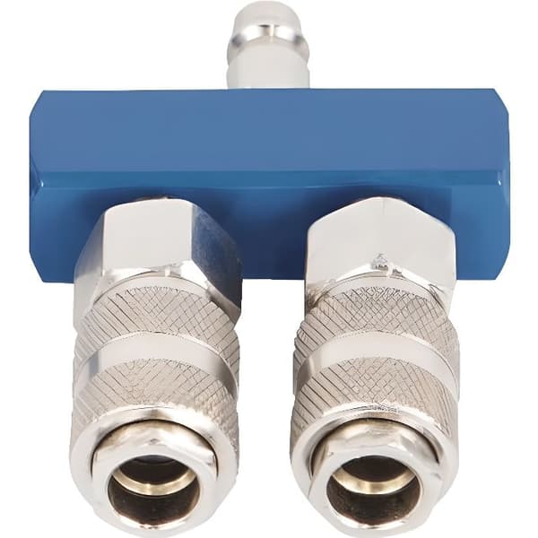 Luftfordeler - SCHEPPACH - 2-vejs - Aluminium - Let - Holdbar