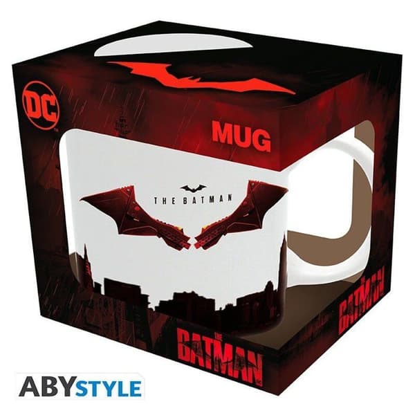 Mugg - DC COMICS - Batman - 320 ml - Keramik - Matt Vit - Samtida Design