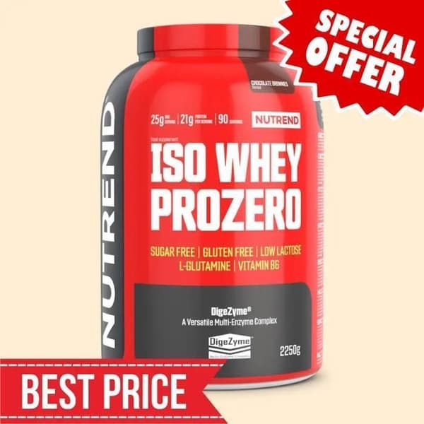 Nutrend ISO Whey Prozero, 2250 g, chokladbrownies