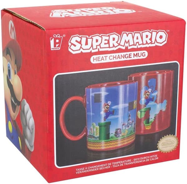 Mugg thermo - PALADONE - Mario - Termosensitiv mugg - 300 ml - Röd