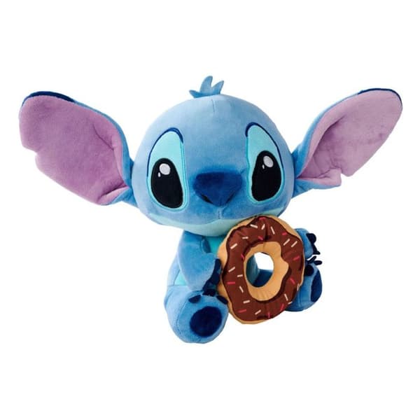 Simba - Lilo & Stitch - Stitch krammedyr med donut 25 cm