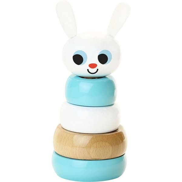 Legetøj - Staplerabbit - H 17 cm - Blå - Designet af Ingela P. Arrhenius