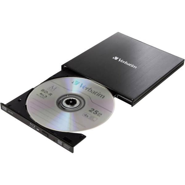 Ultrami VERBATIM Ekstern Blu-Ray-brænder - USB 3.0 - Nero - Sort