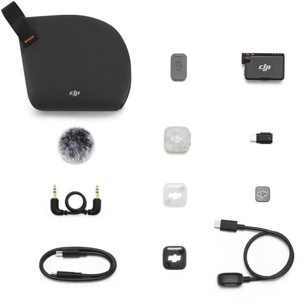Mikrofon - DJI - Mic Mini 2S - 1 TX - 1 RX