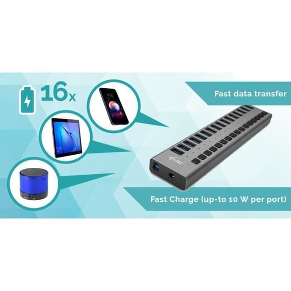 i-tec - Powered USB HUB
