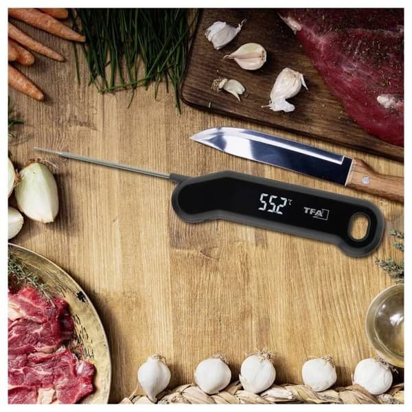 Grilltermometer - TFA DOSTMANN - Grilltermometer - Svart - Digital - Professionell