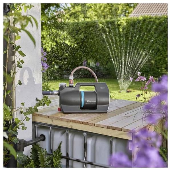 Automatisk trädgårdspump - 5000 SilentComfort - Bluetooth - Kontroll via GARDENA-app - Programmering & fuktighetsensor