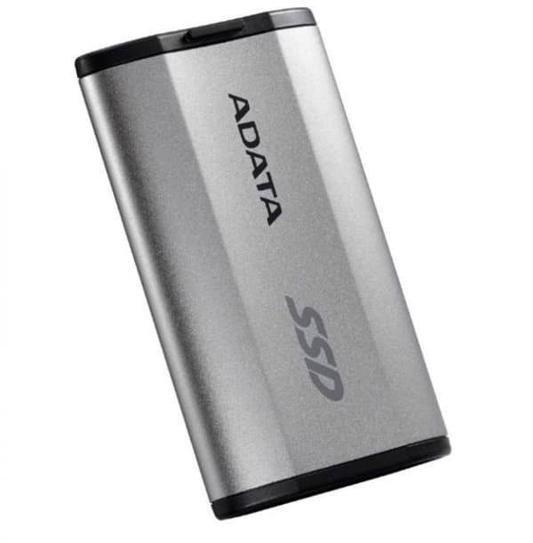 Ekstern harddisk - ADATA - SD810 - 500 Go - USB Typ-C - 2000 MB/s - Grå - Sølv