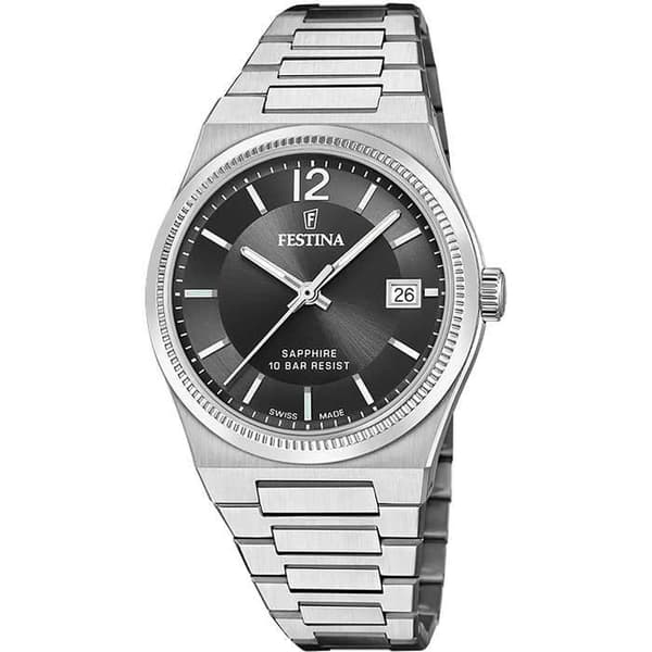 Klocka - Silverstål - Festina - F20035/6
