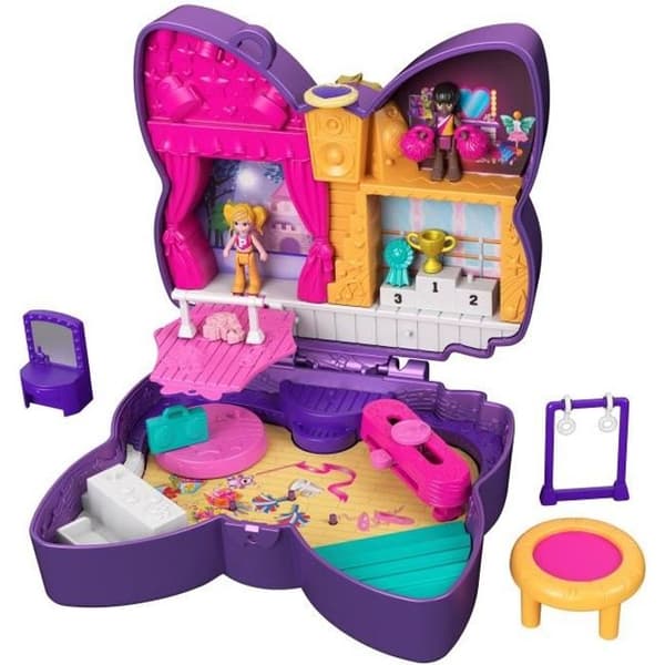 Polly Pocket - Sequin Scene Sæt - Mini-Universe Doll