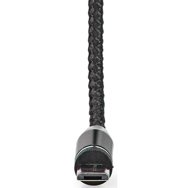 USB-kabel - NEDIS - CCGB60630BK20 - USB 2.0 - Typ-A, Micro-B, Typ-C - Förgylld
