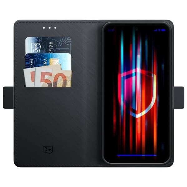 Fodral med lock för Samsung Galaxy A36 3MK Svart