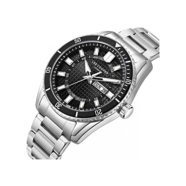 Herrklocka LEE COOPER LC08314.350 i stål, trendig.