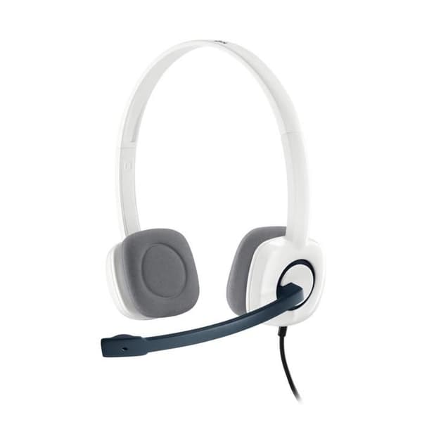 Stereo headset - LOGITECH - H150 - Hvid - Kablet - Støjreducerende