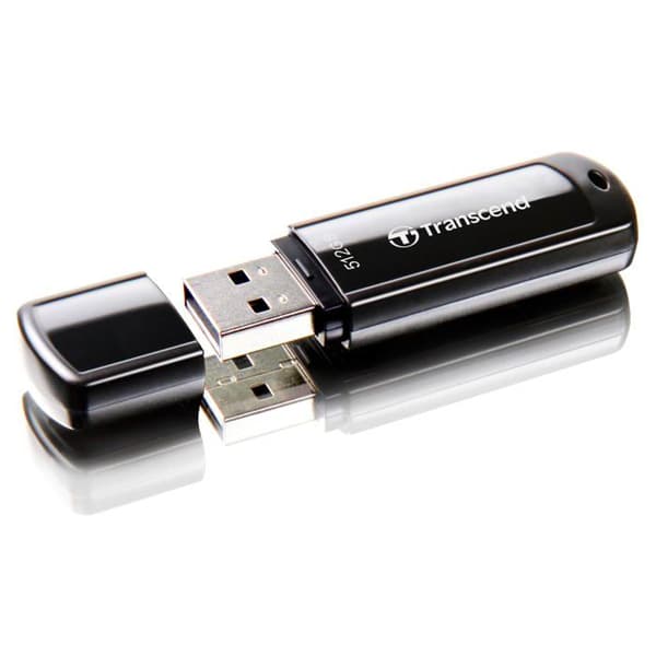 USB-nøgle - TRANSCEND - JETFLASH 700 - 512 GB - USB 3.1 Gen 1 - 100 MB/s - Sort