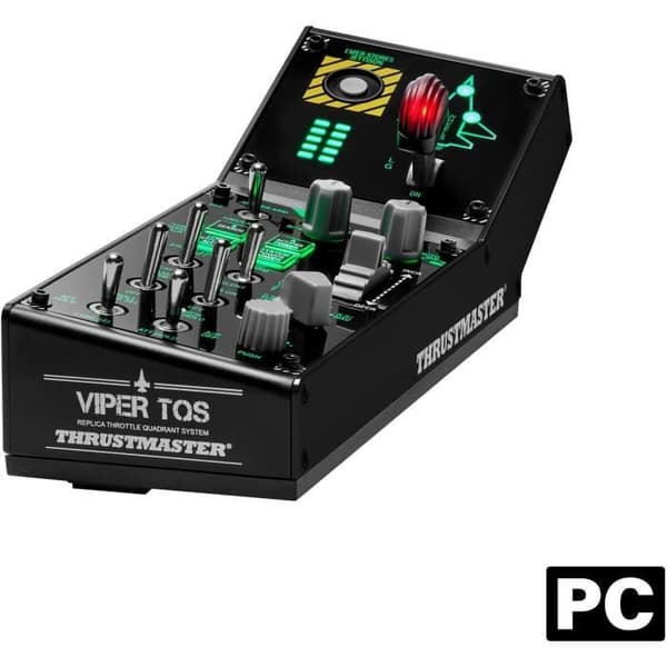 Cockpit kontrolpanel - THRUSTMASTER - Viper Panel - Sort - USB - PC - Gamepad