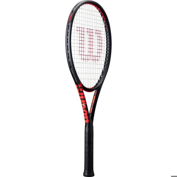 Børnetennisracket Wilson Clash 100UL V3 - sort - Sort - Greb 1