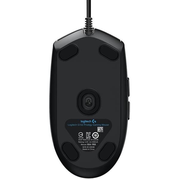 Spilmus - LOGITECH - G203 LIGHTSYNC - 8000 DPI - 6 knapper - Kablet - Sort