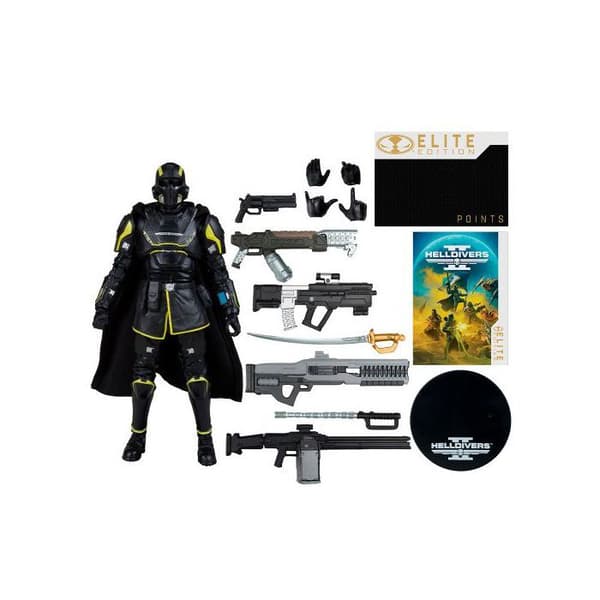 Helldivers 2 B-01 Tactical 7 tommer Deluxe actionfigur, McFarlane Elite udgave nr. 10