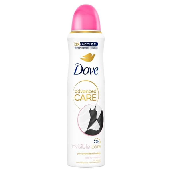 DOVE SPRAY VÅRDA OSYNLIG 150 ml