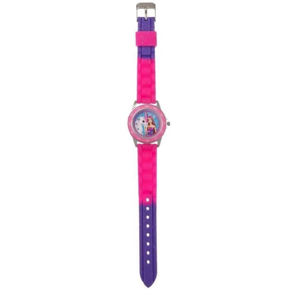Ur - DISNEY - Barbie Time Teacher - Sølv - Multifarvet - Lyserød