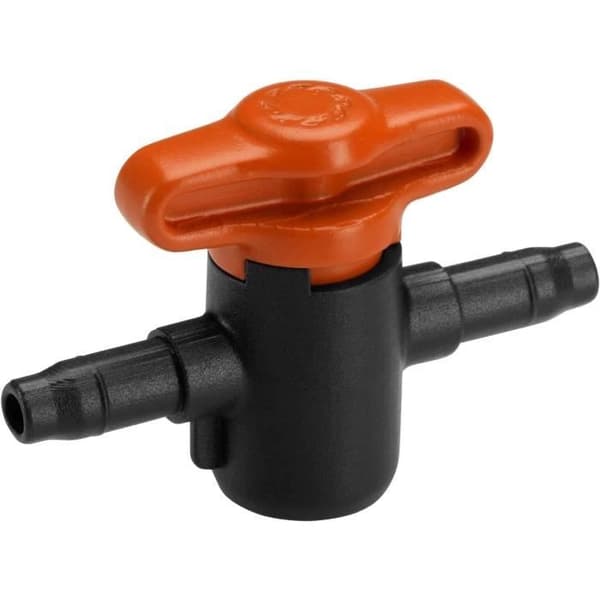 Stopventil - GARDENA - Micro-Drypsystem - 4,6 mm - Justerbar - 2 stk.
