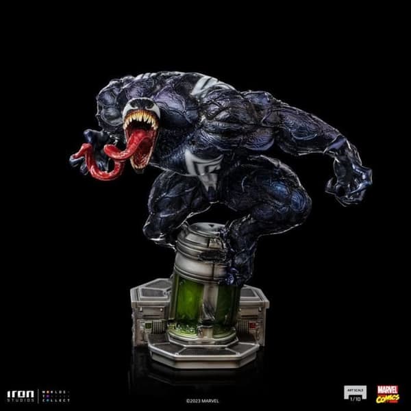 Statuette - IRON STUDIOS - Venom - Harpiks - 1/10 - Sort