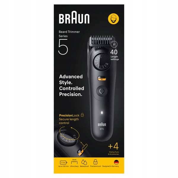Braun Serie 5 BT5520 sort finish trimmer