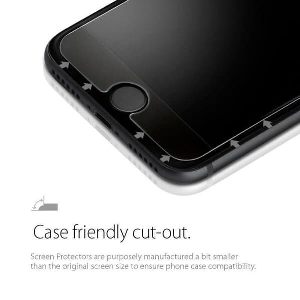 Skærmbeskyttelse - Spigen - GLAStR - iPhone SE (2020) / 8 / 7 - Force Touch - Ridseresistent