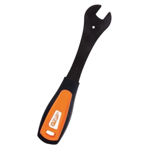 Super B pedalnøgle - Sort/Orange - 15 mm - Værktøj til montering af styrkuglelejer