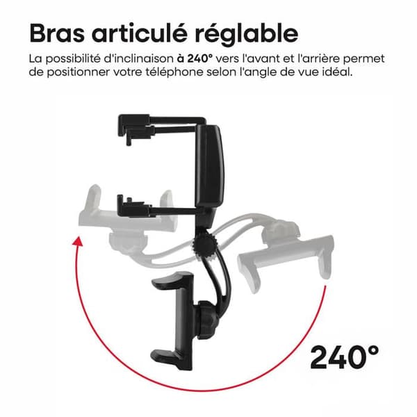FOLDABLE TELEFONSTÖD FÖR BAKSPEGEL AMIO