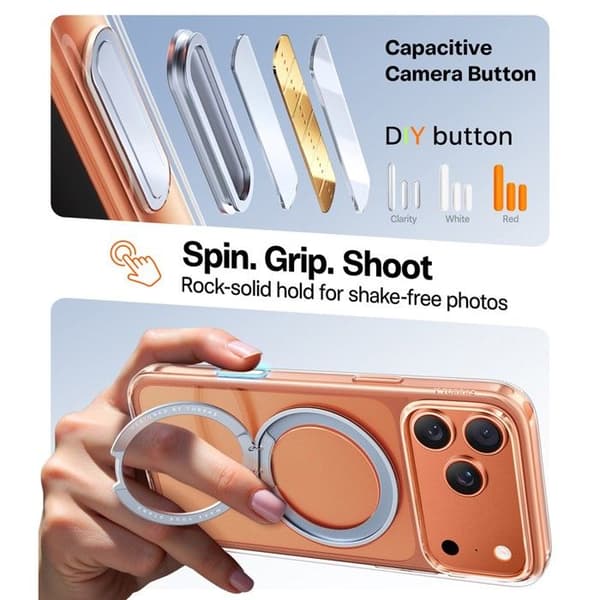 Coque Torras Ostand Pro MagSafe Serie til iPhone 17 Pro Max - Klar