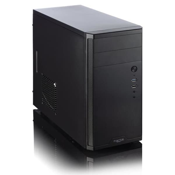 FRACTAL DESIGN Core 1100 PC CASE - Svart - ATX-format (FD-CA-CORE-1100-BL)